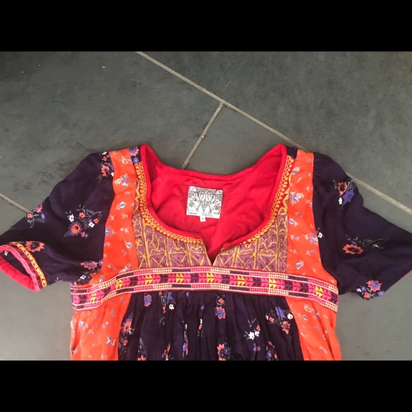 Anthropology floral boho top - Picture 2 of 2